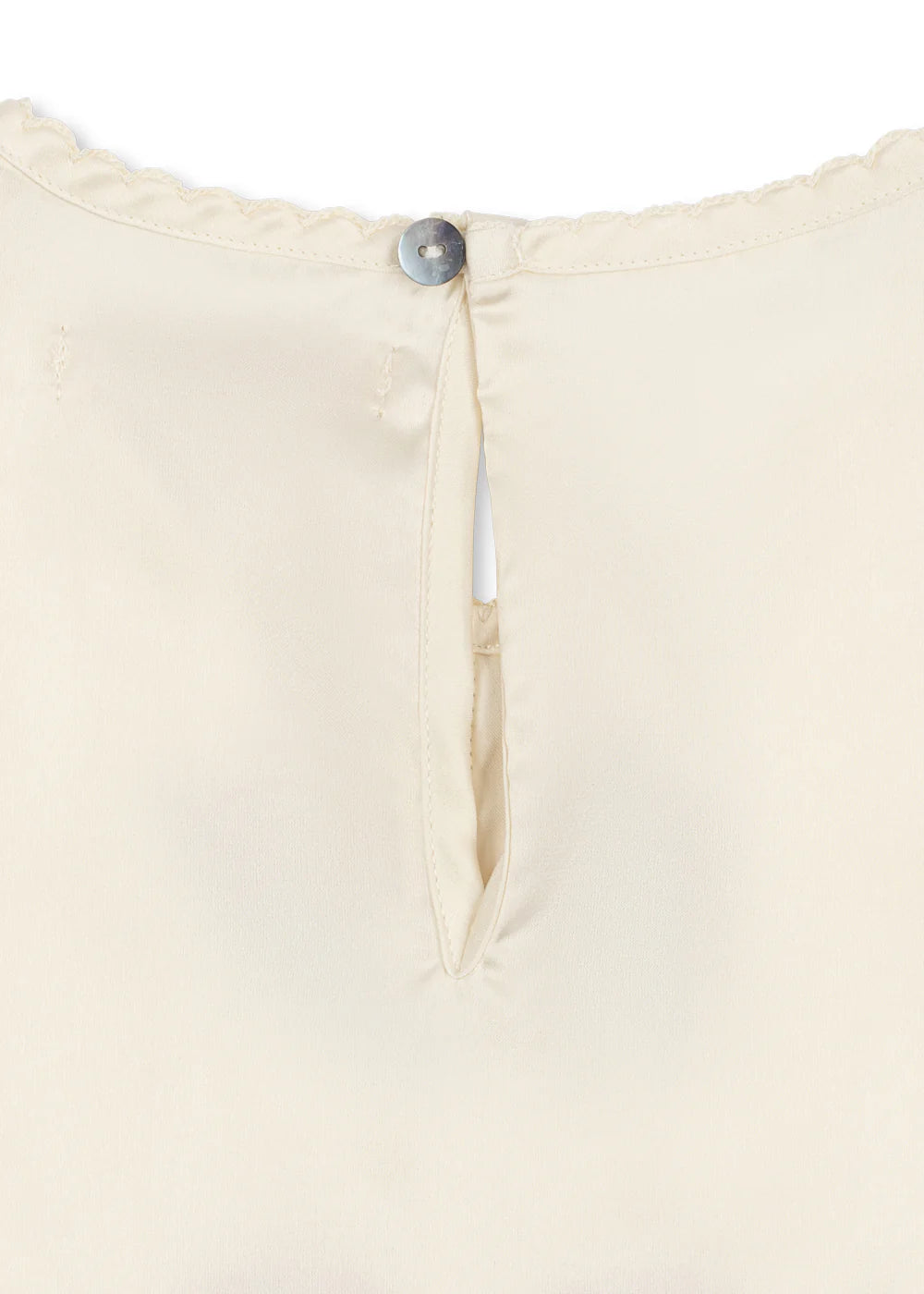 sheeny short sleeve top — back view – Konges Sløjd
