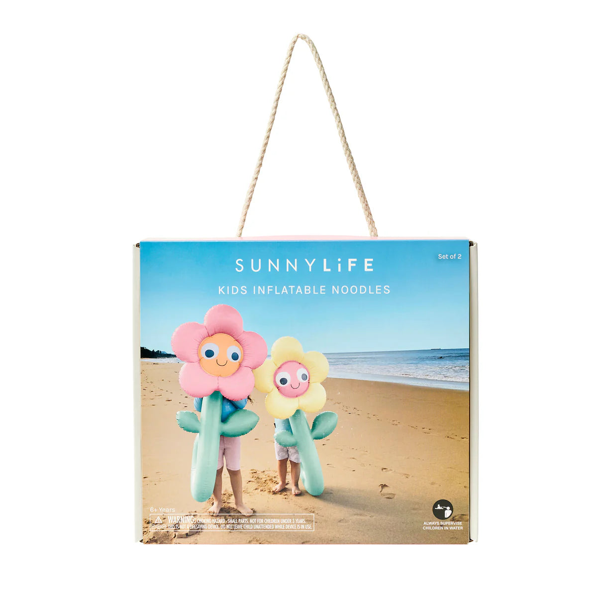 KIDS INFLATABLE NOODLE - POPPY THE PEACH MULTI