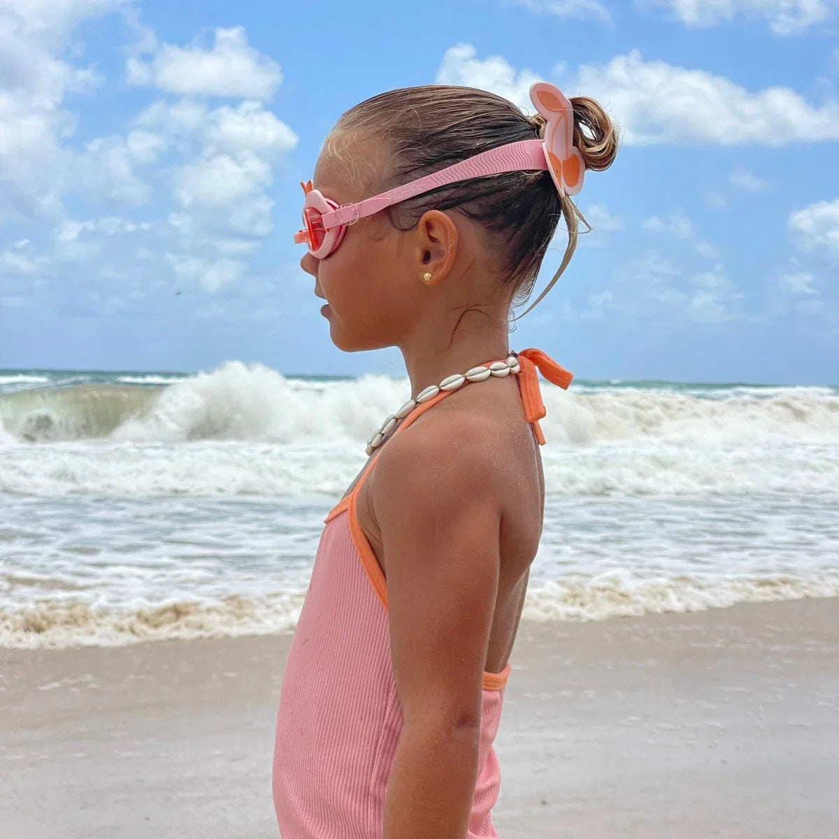 SWIMMING GOGGLES - COTTON CANDY PINK
