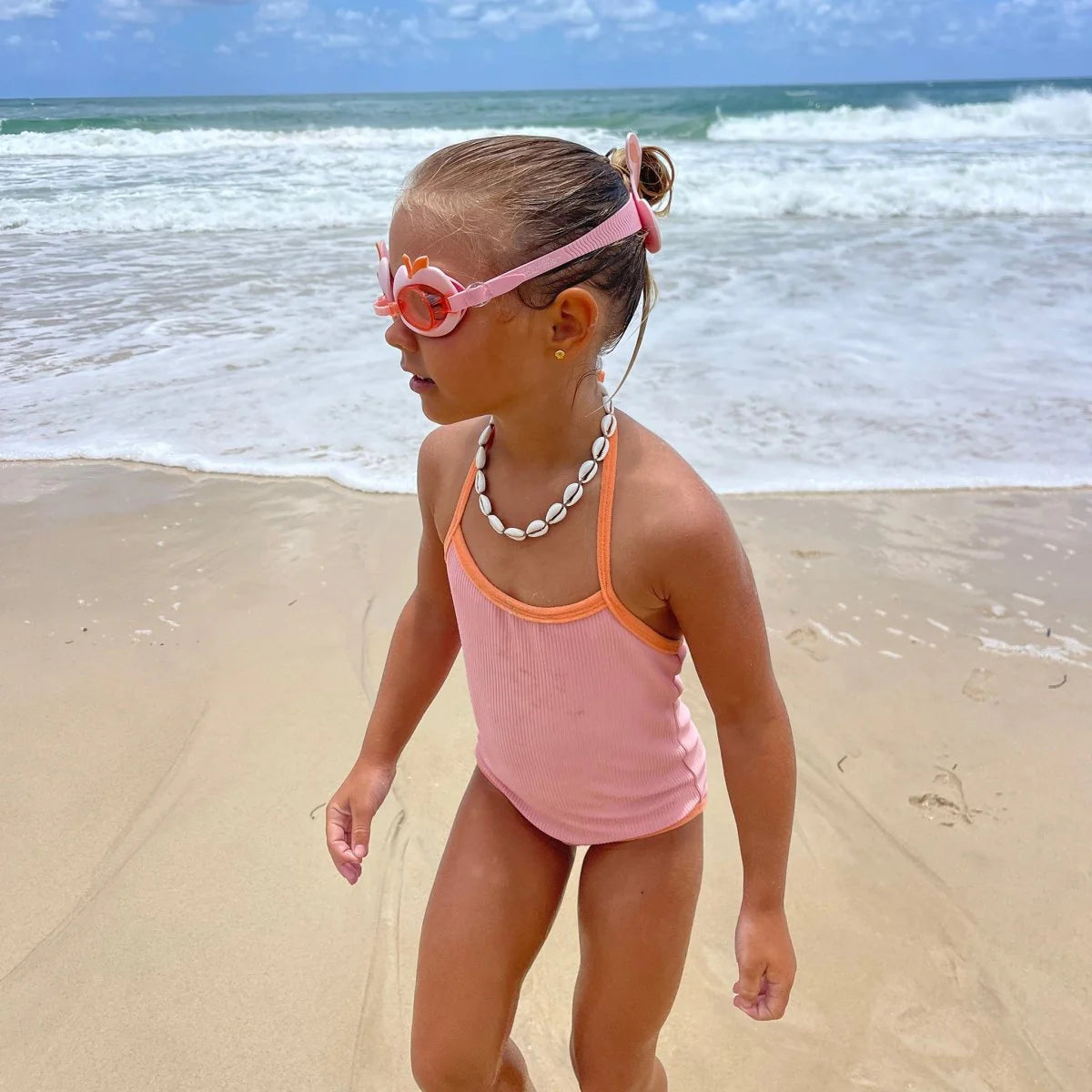 SWIMMING GOGGLES - COTTON CANDY PINK