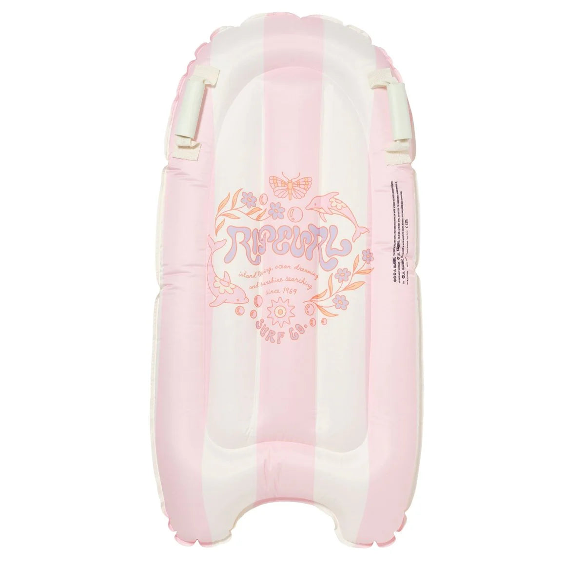 KIDS SURF MAT - DOLPHIN SURF CO PINK STRIPE