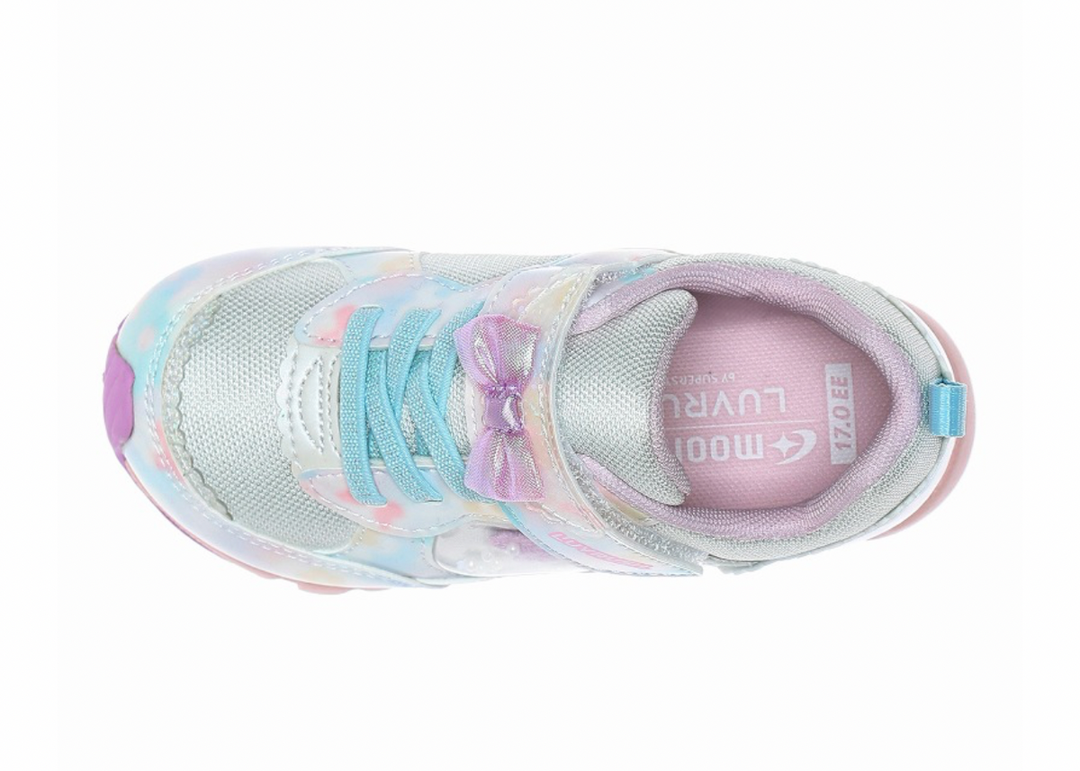 MoonStar LUVRUSH Kids Sneakers, sole and construction detail