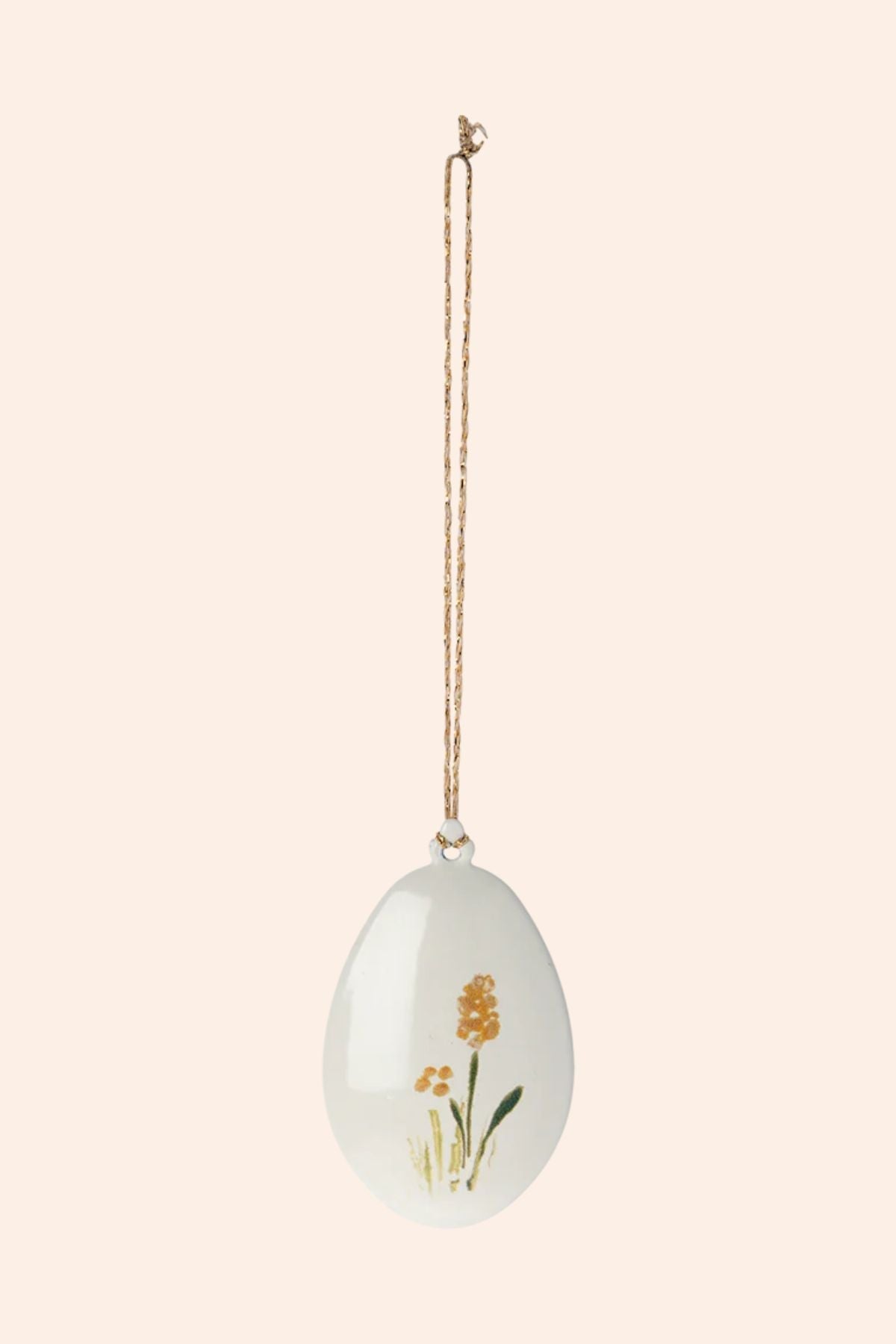 MAILEG - EASTER EGG ORNAMENT - 2 ASSORTED - YELLOW