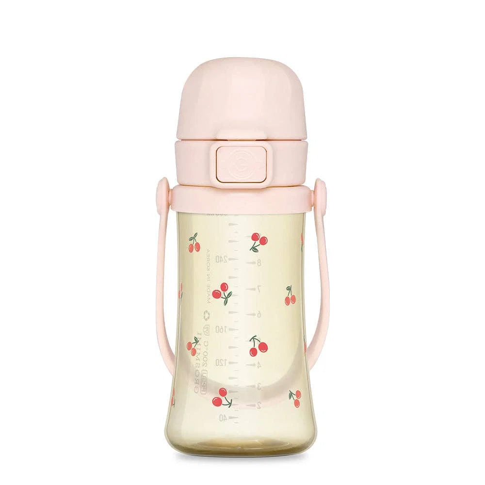 Grosmimi PPSU Kids Tumbler 10oz, lid and straw detail