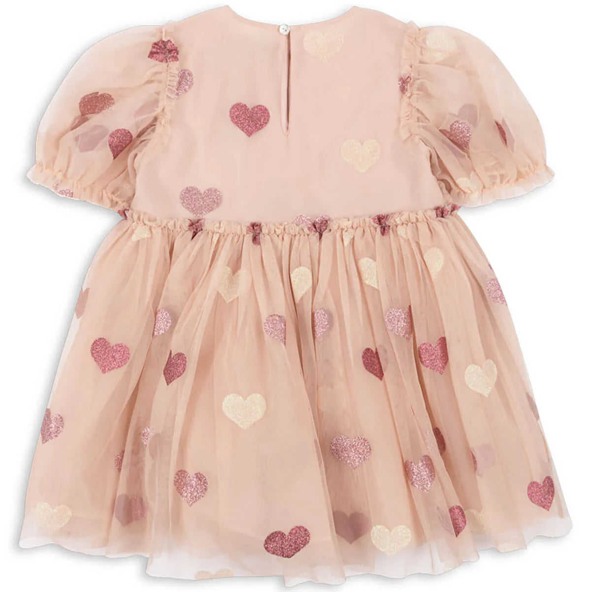 Tullie Dress in Heart Rose Glitter