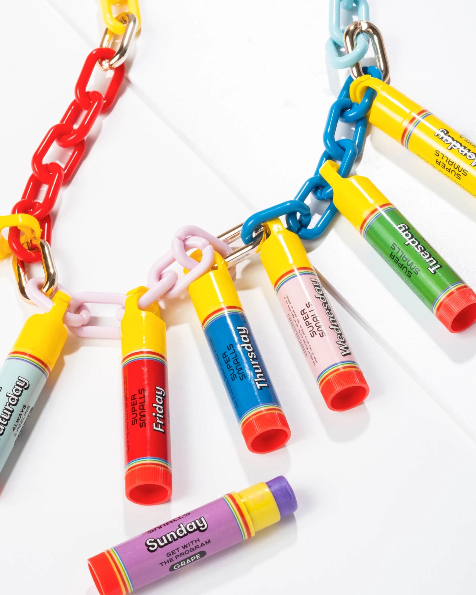 Days of the Week Lip Balm Necklace – Supersmalls – Super Smalls (image 3)