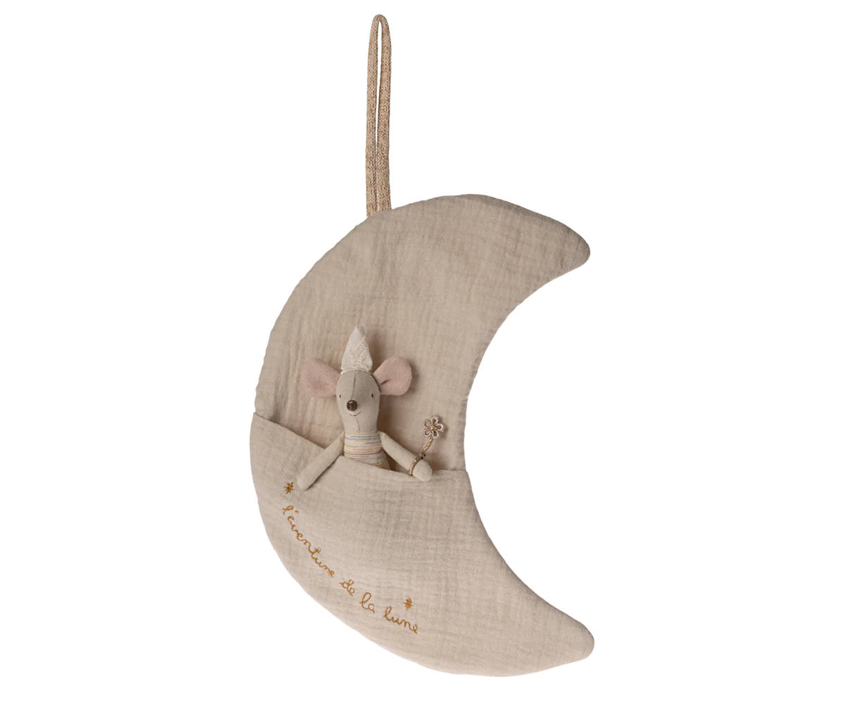 maileg moon wall hanging nursery decor
