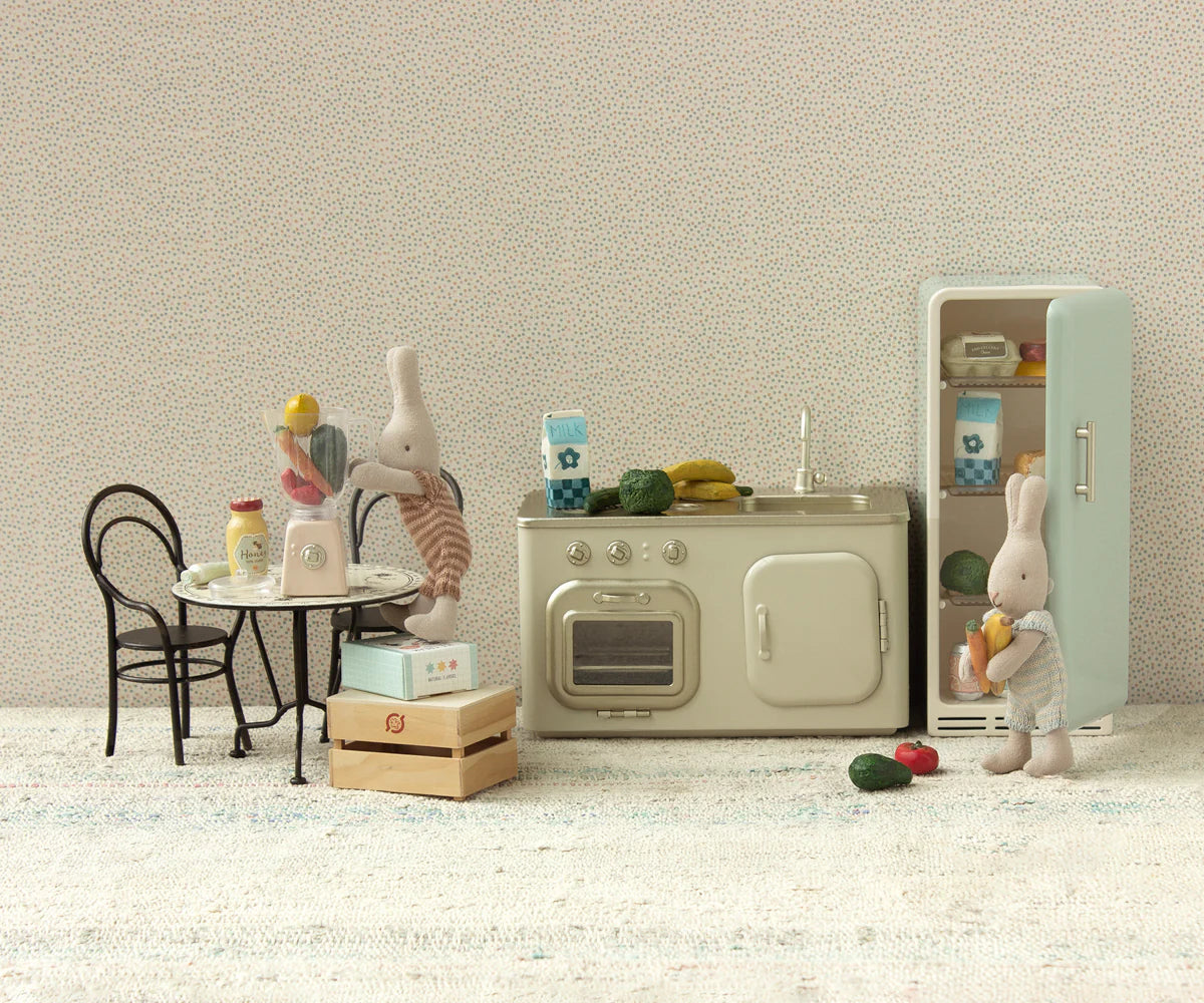 Maileg Miniature Blender – styled in Maileg mouse kitchen