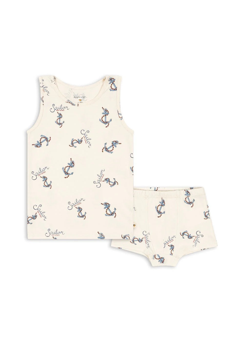 BASIC TANK UNDERWEAR SET GOTS - rock my boat