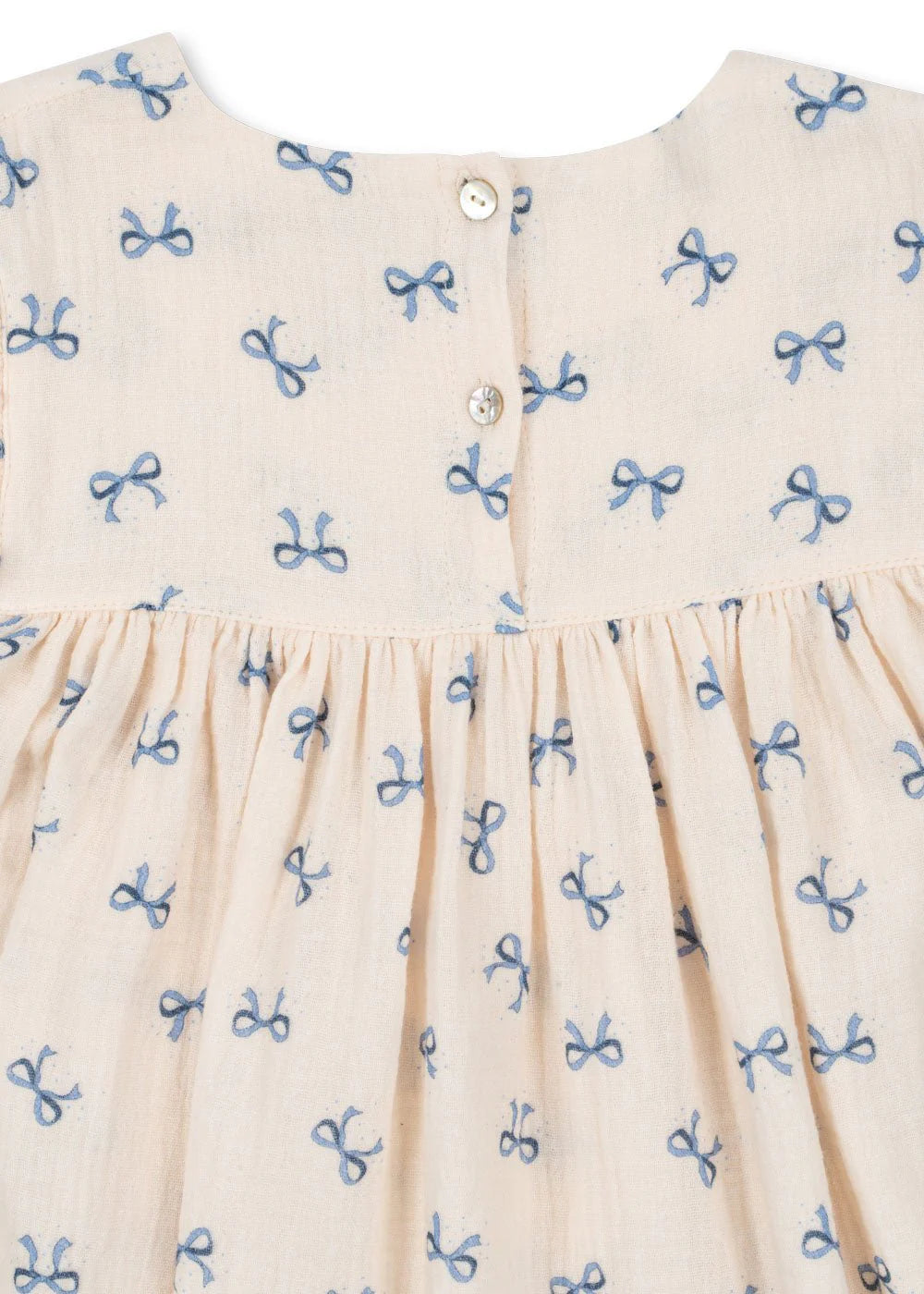 Coco Dress GOTS – Bow Bleu – Konges Sløjd (image 3)