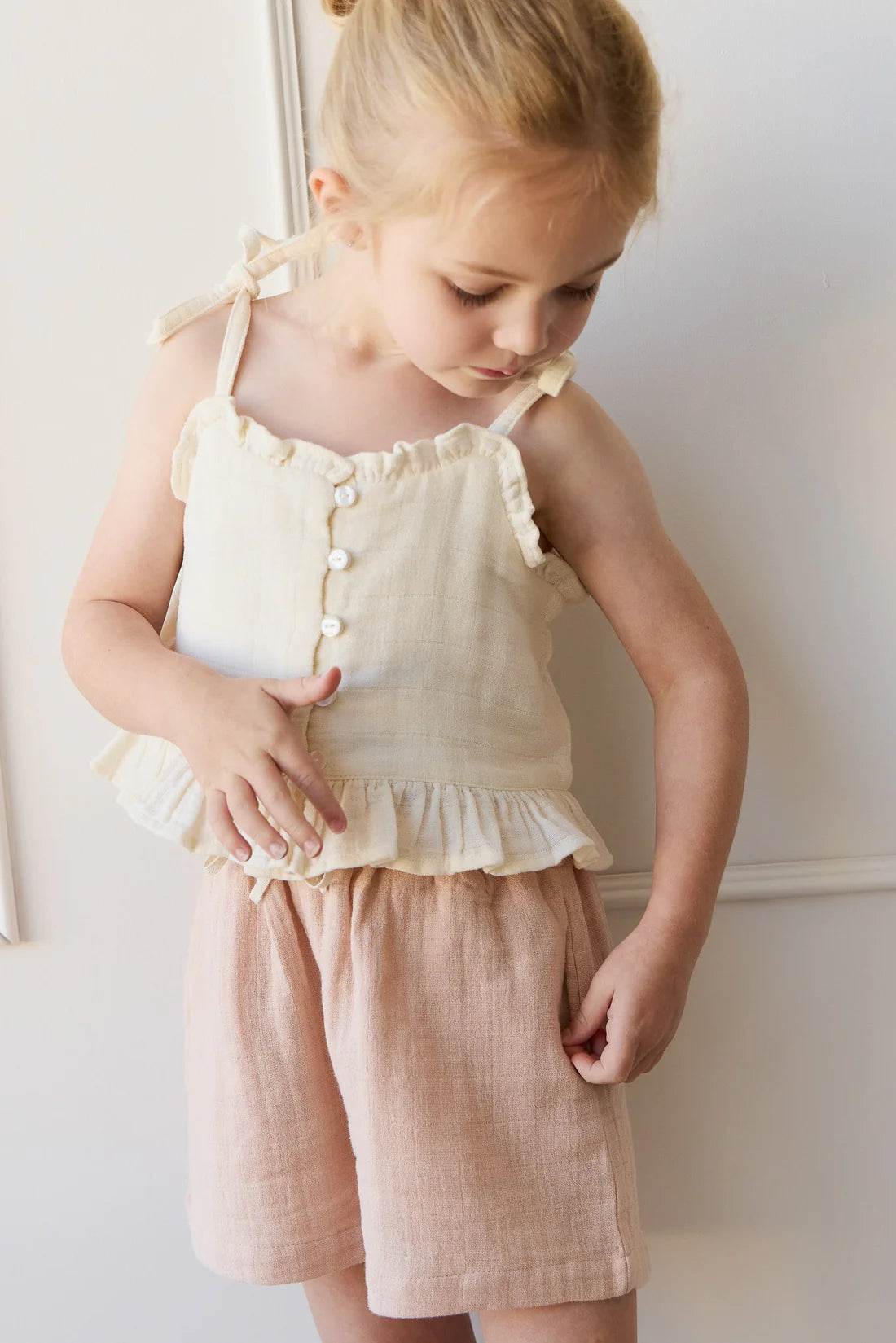 Jamie Kay Elodie Short Chalky Pink for Girls – Jamie Kay (image 2)