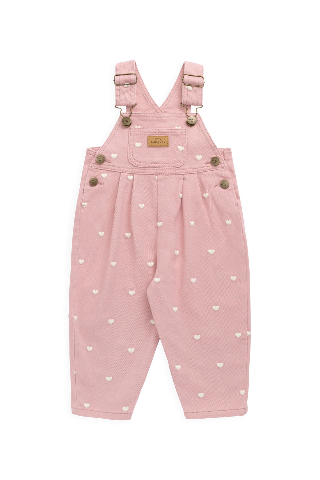 Jamie Kay Blair Overall - Petite Heart Rose for Girls – Jamie Kay