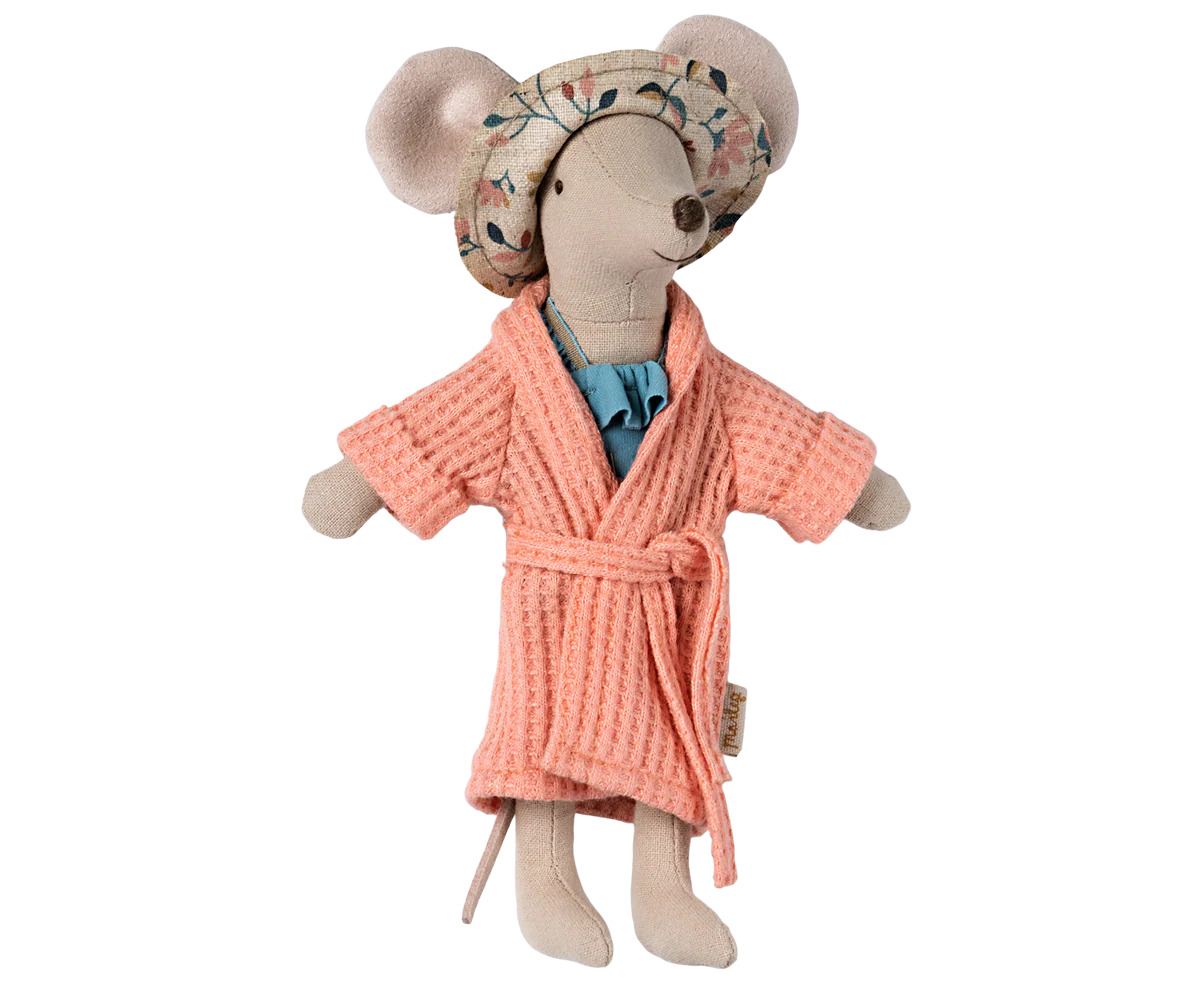 Bathrobe - Coral, Dad/Mum Mouse