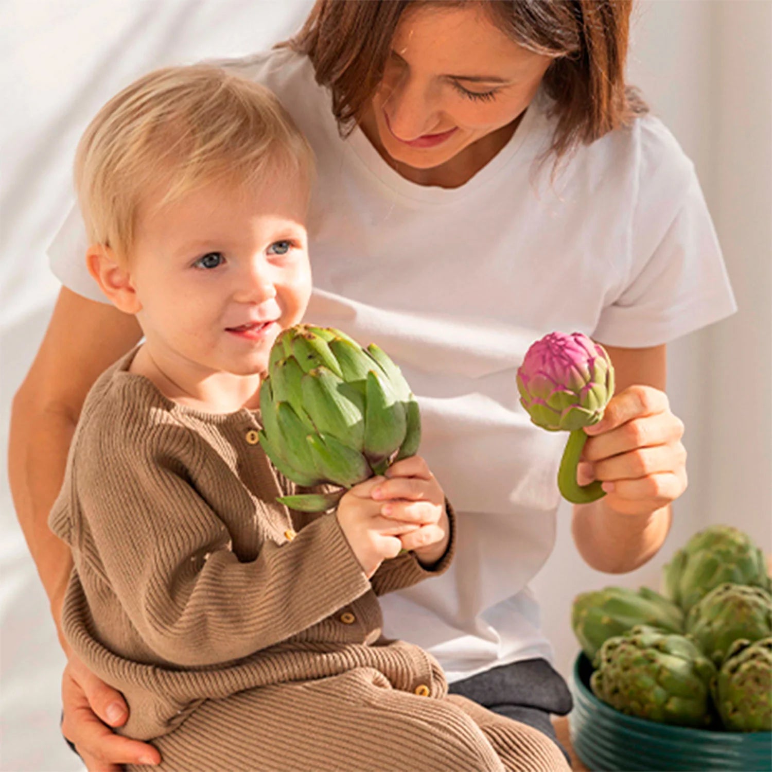 Artichoke Rattle Toy – Oli and Carol (image 3)