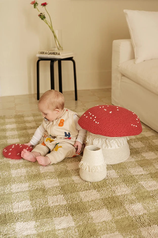 WASHABLE RUG VICHY MATCHA