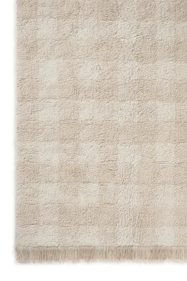 WASHABLE RUG VICHY IVORY