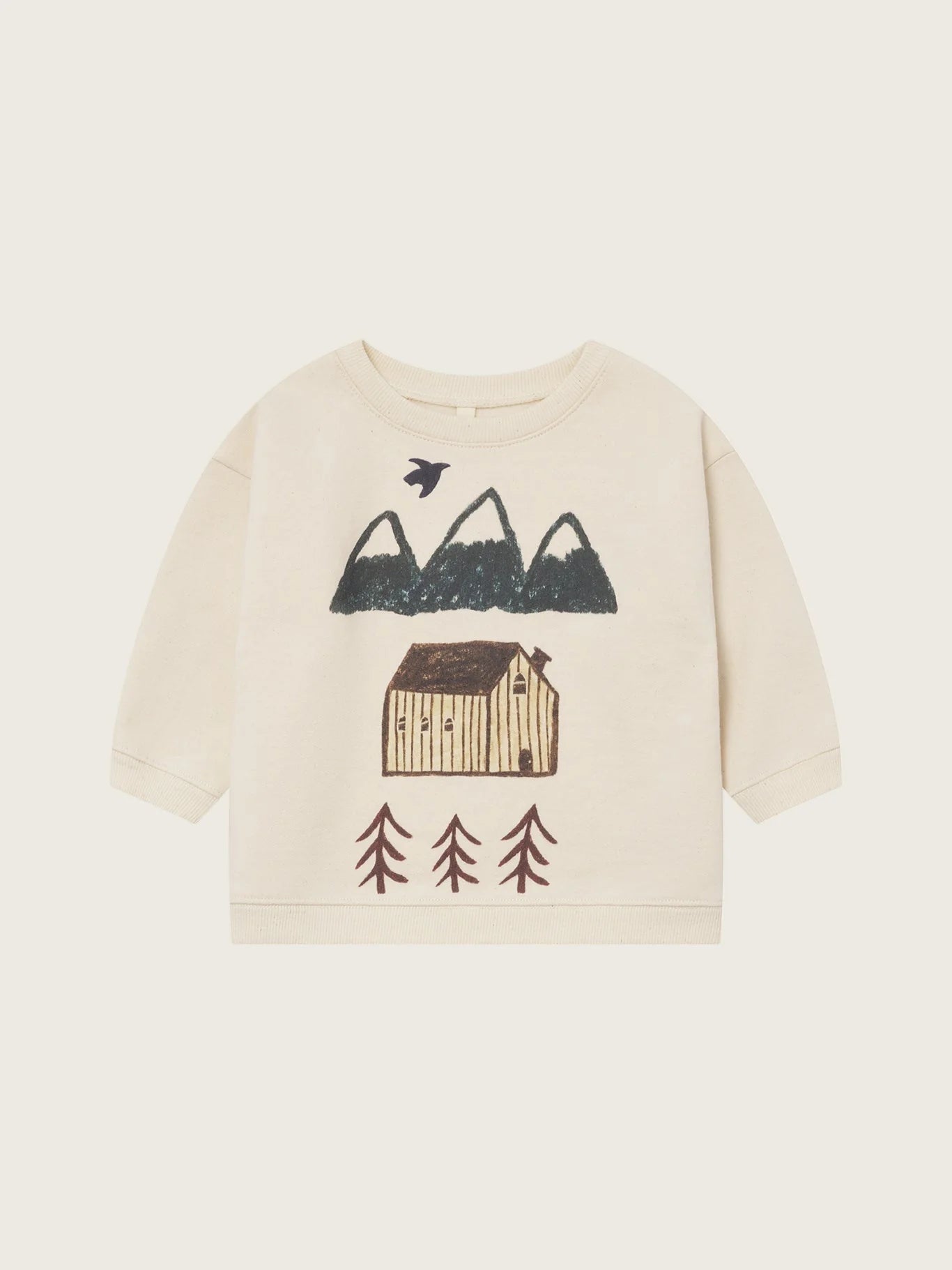Organic Zoo Cabin Adventure Sweatshirt Undyed