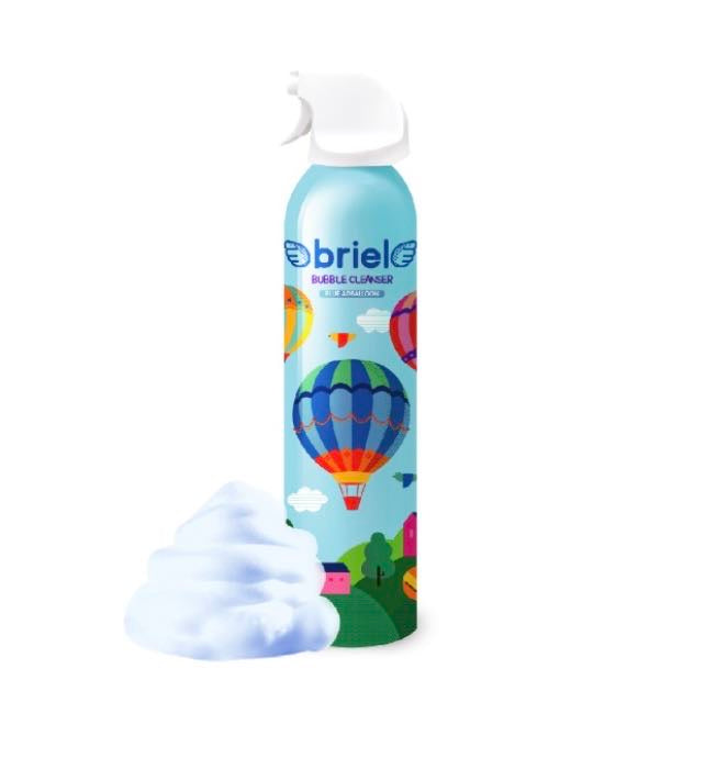 Blue balloon bubble cleaner