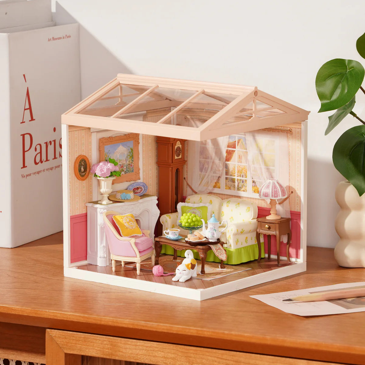 Rolife Holiday Tea Time DIY Miniature House DW023