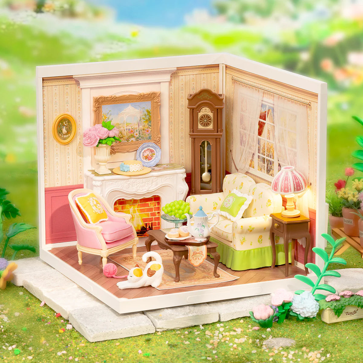 Rolife Holiday Tea Time DIY Miniature House DW023