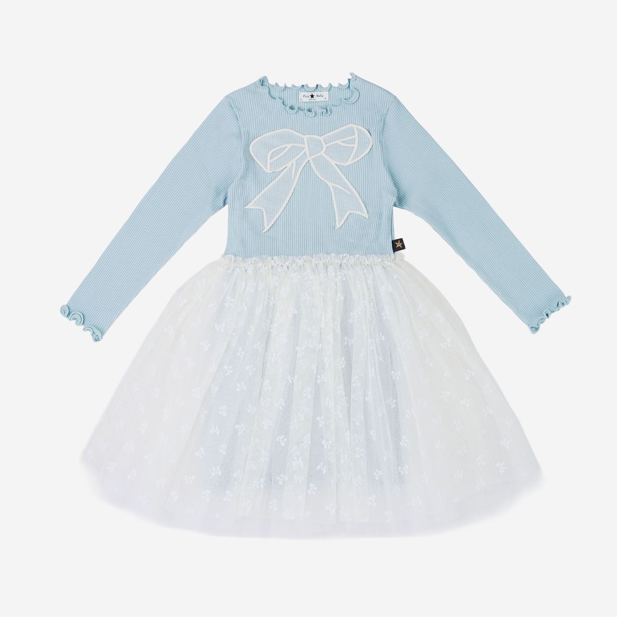 Kara Bow Tutu – Petite Hailey kids tutu dress, front view