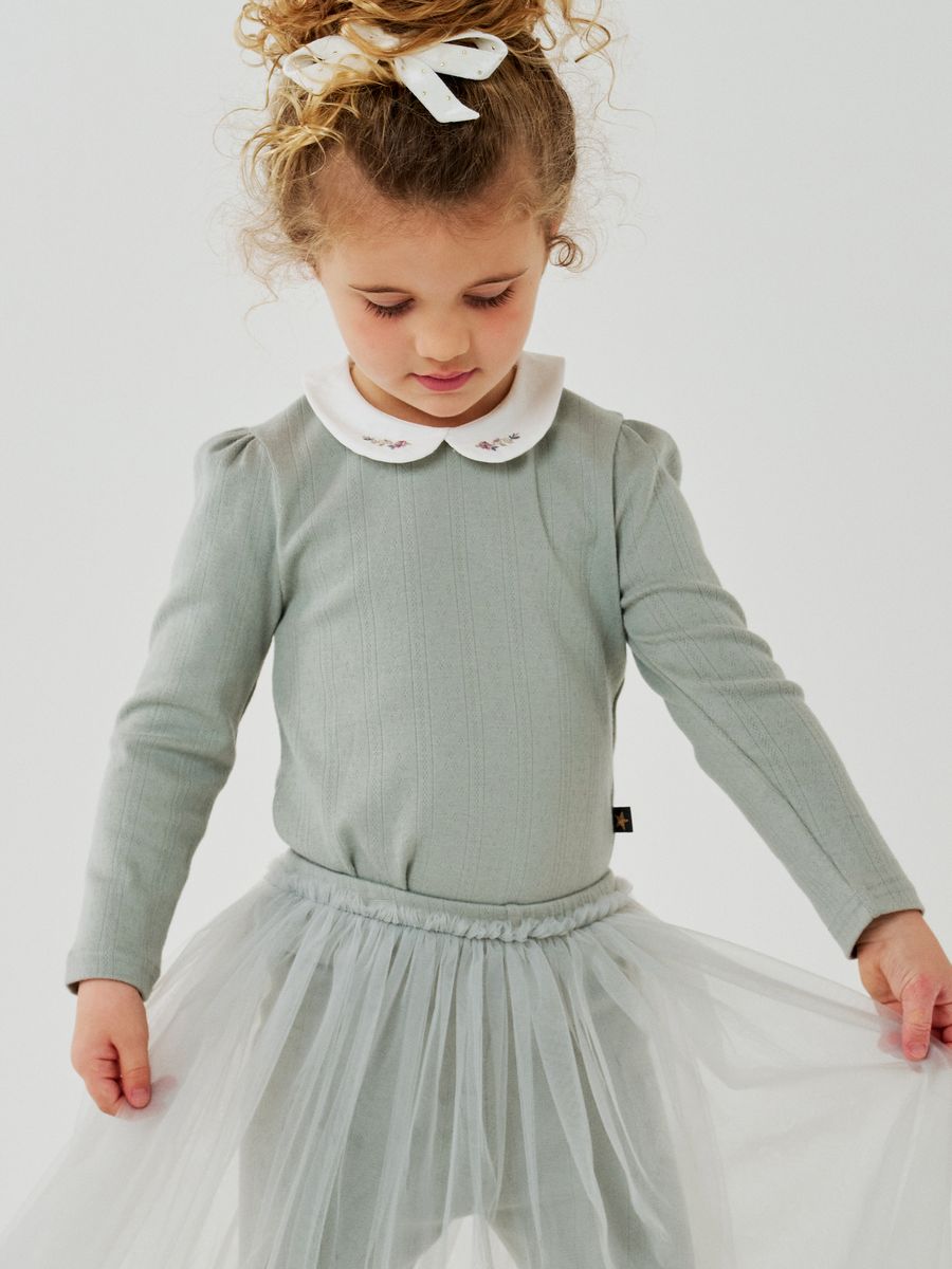 Prom Tutu Leggings – Petite Hailey kids tutu leggings, skirt overlay detail