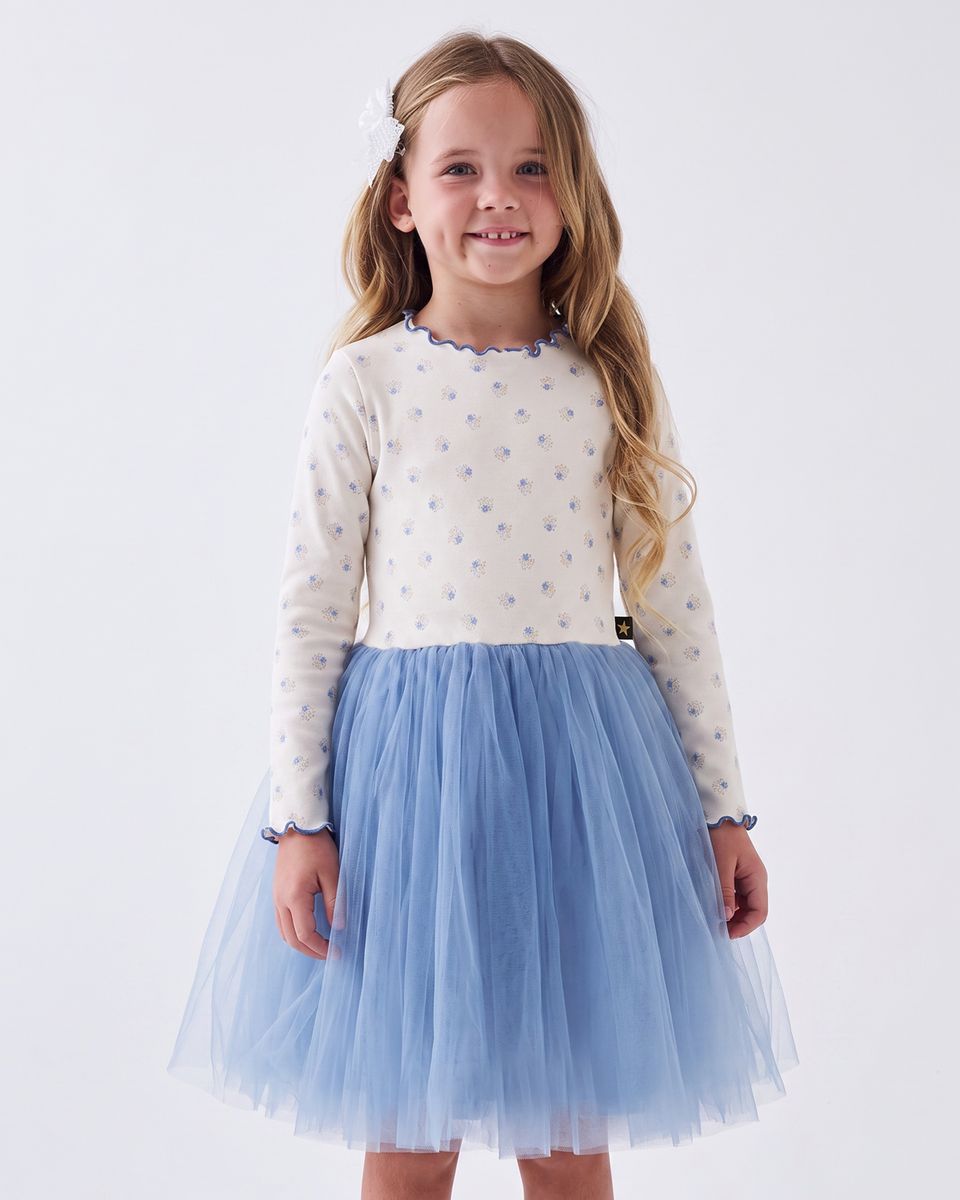 Prom Flower Tutu – Petite Hailey kids tutu dress, additional view