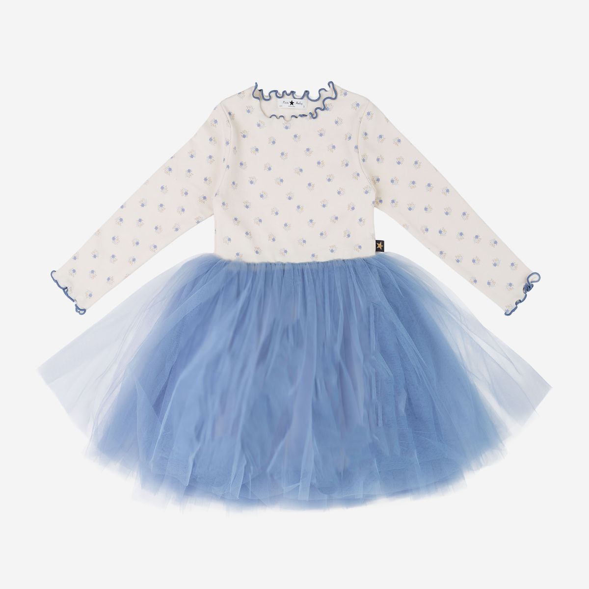 Prom Flower Tutu – Petite Hailey kids tutu dress, front view