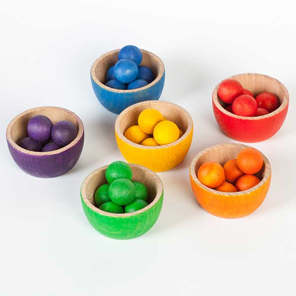 Grapat Bowls and Marbles Sorting Game