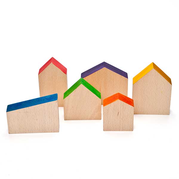 Grapat Wooden Houses Play Set