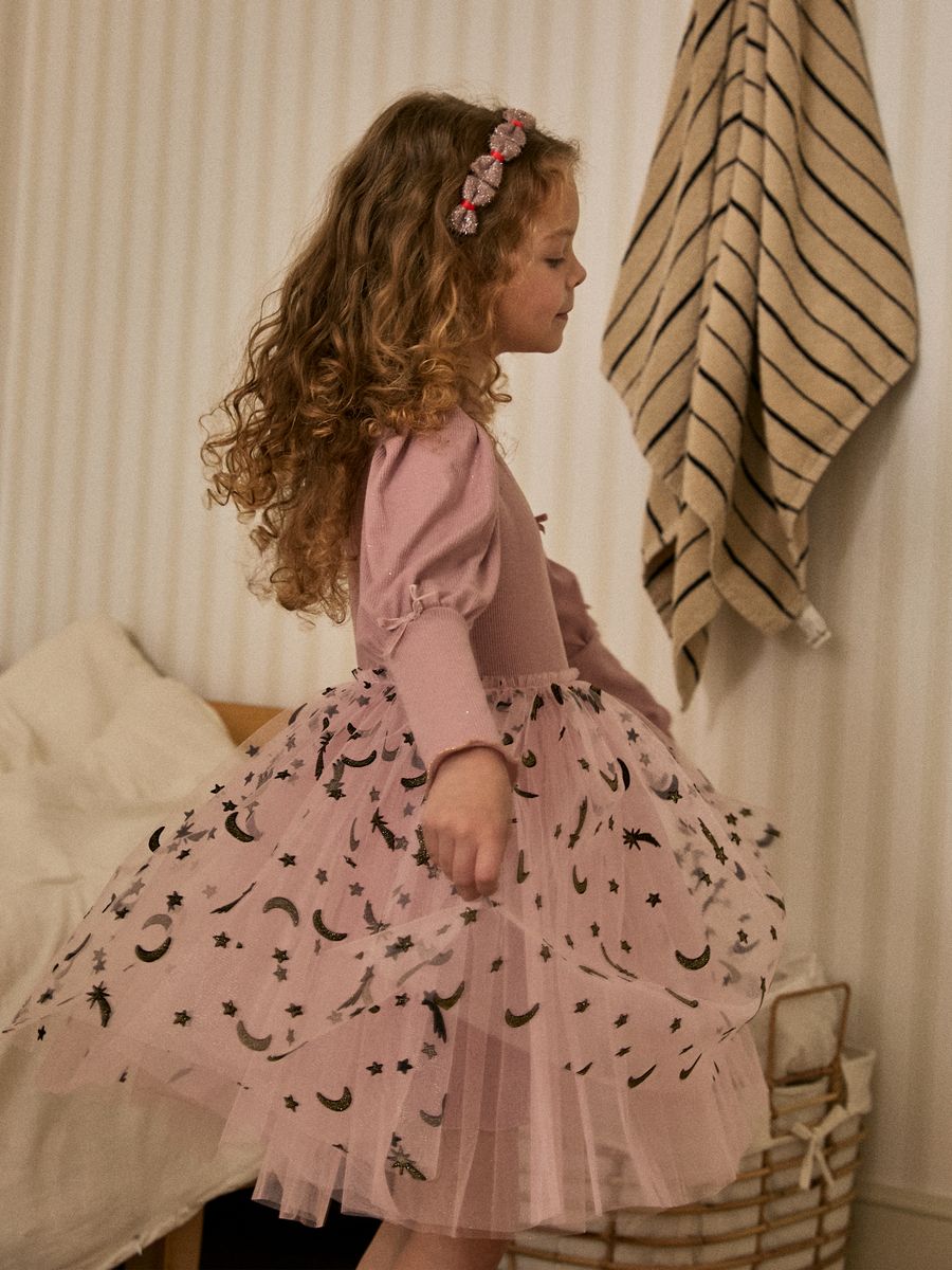 Lisa Balloon Sleeve Tutu – Blush Pink – Petite Hailey
