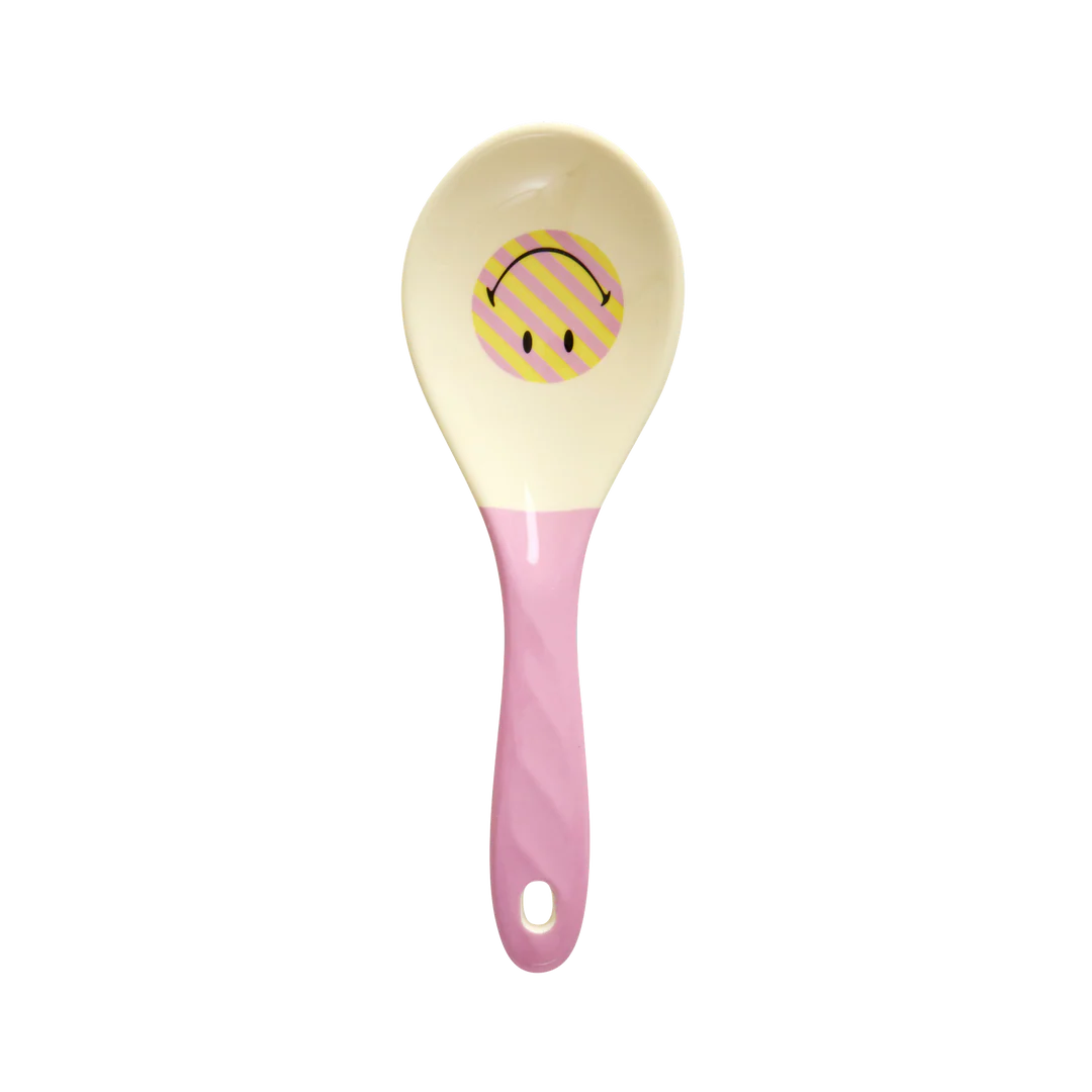 Melamine Salad Spoon - Pink - Smiley®
