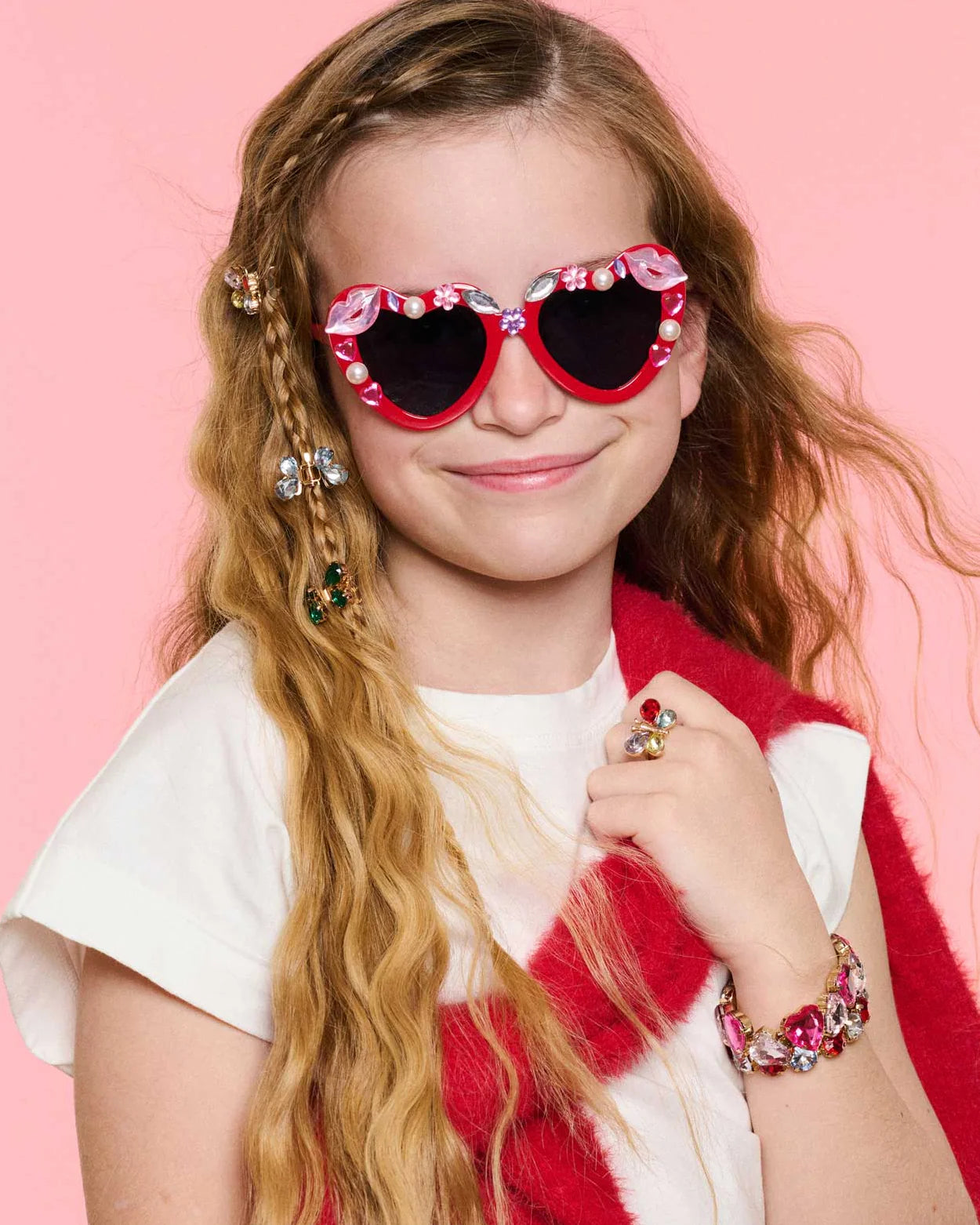 Heartfelt Sparkle Gemify® Sunglasses + Case – Supersmalls