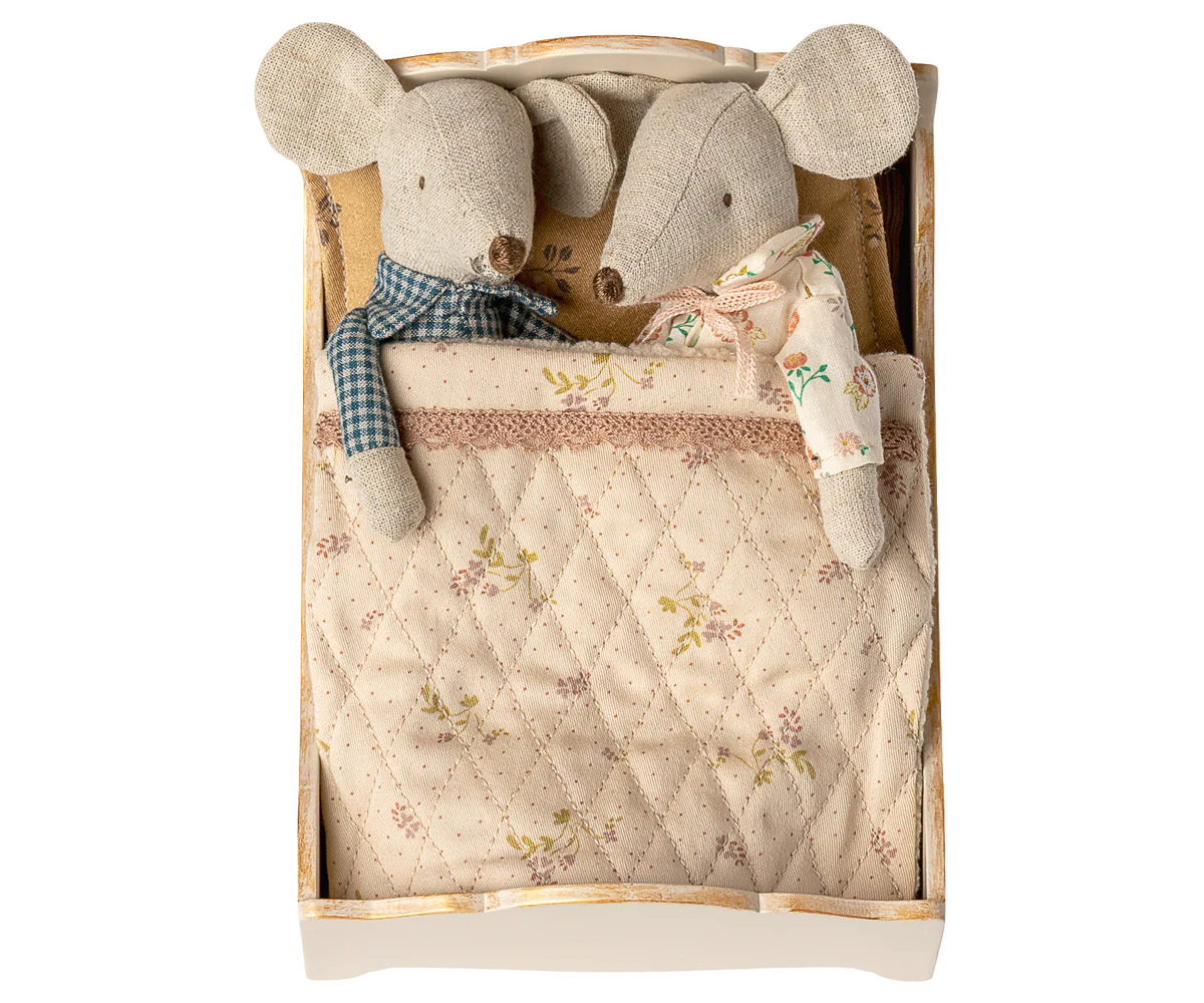 Bed, Mouse - Off white – Maileg (image 3)