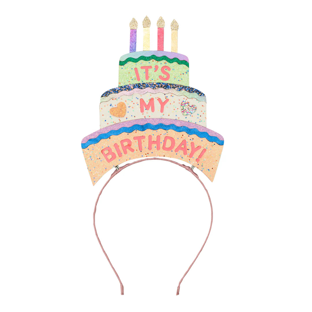 Birthday cake headdress