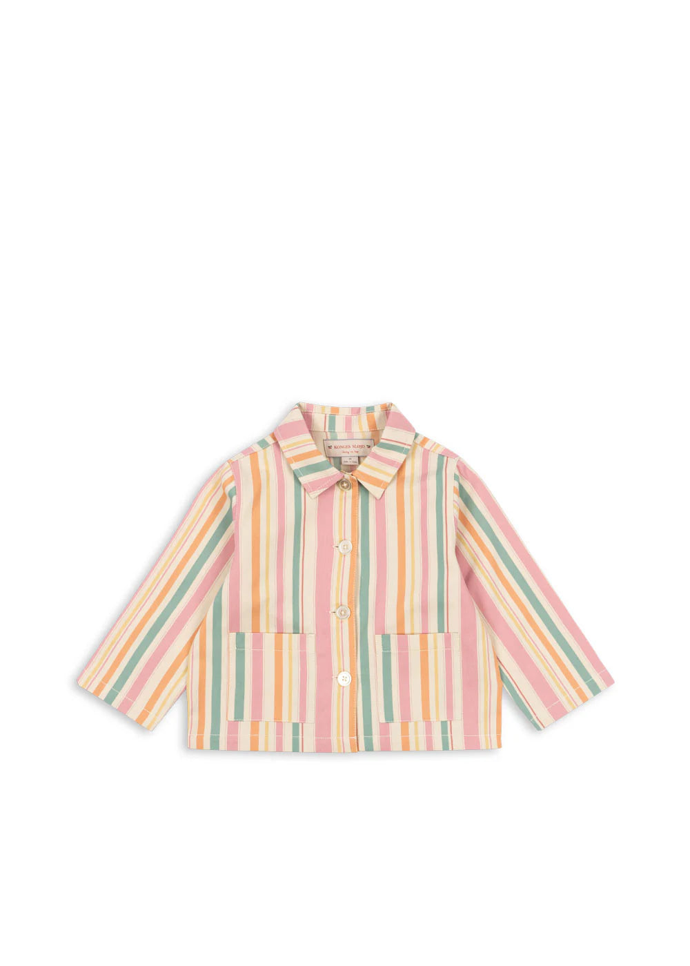 Konges Sløjd Frankie shirt jacket striped lightweight kids jacket
