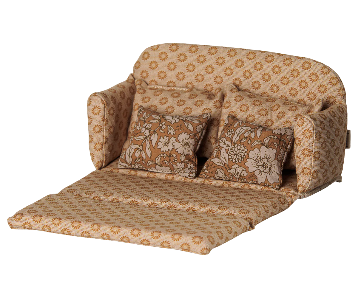 Sofa bed, Mouse, Large - Ocher