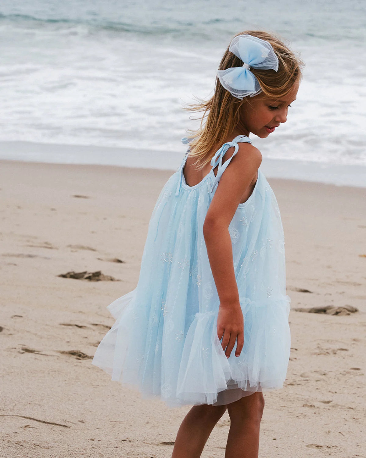 Rowan Tull Dress — Blue – Petite Hailey (image 3)