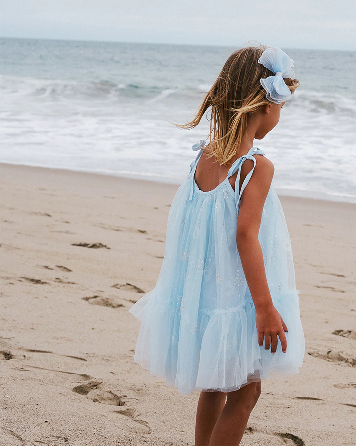 Rowan Tull Dress — Blue – Petite Hailey (image 4)