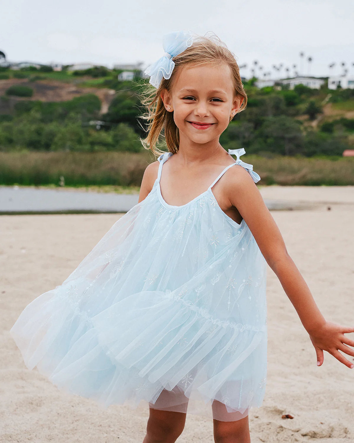 Rowan Tull Dress — Blue – Petite Hailey (image 5)