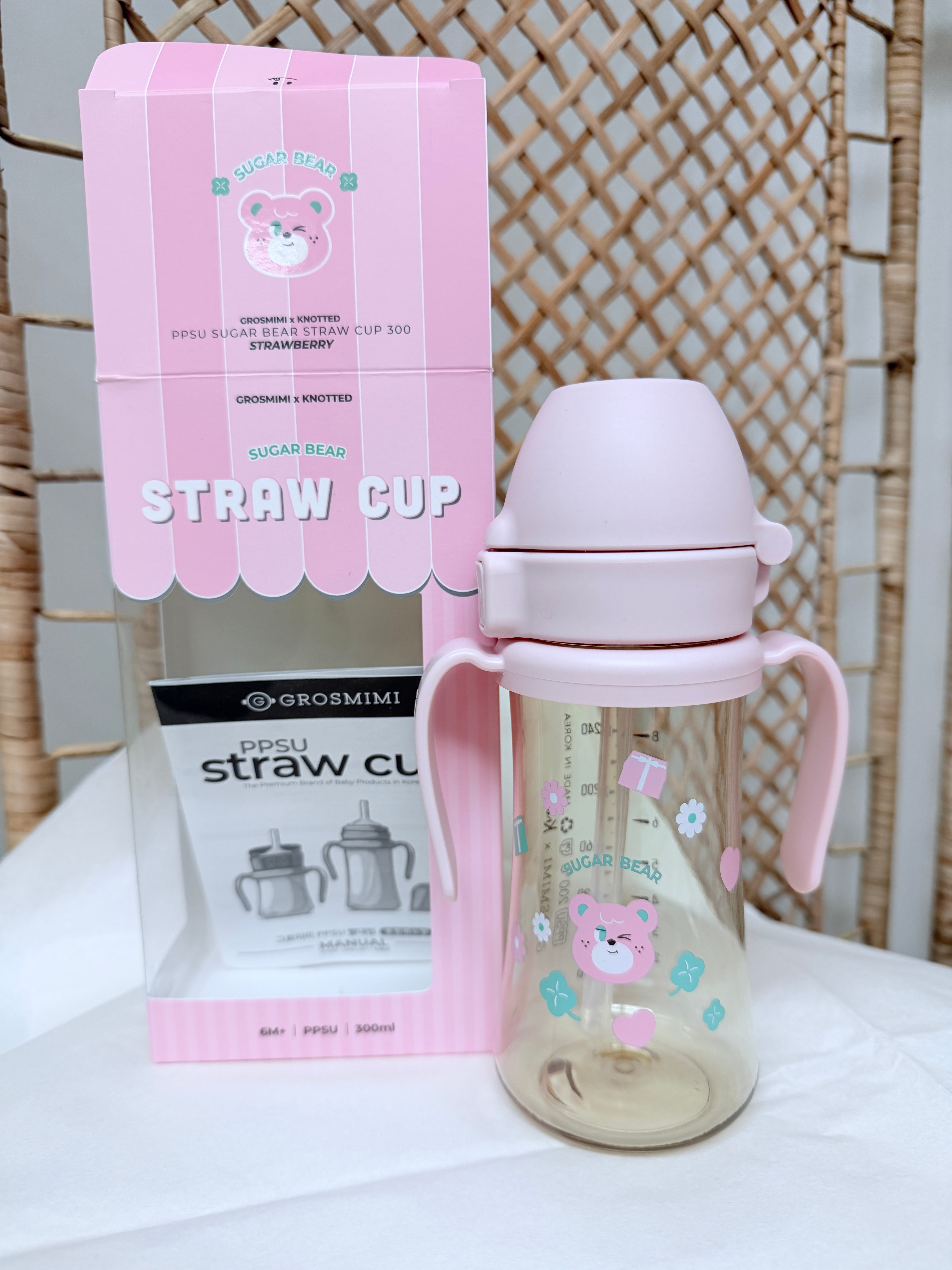 Grosmimi x knotted sugar bear 300ml