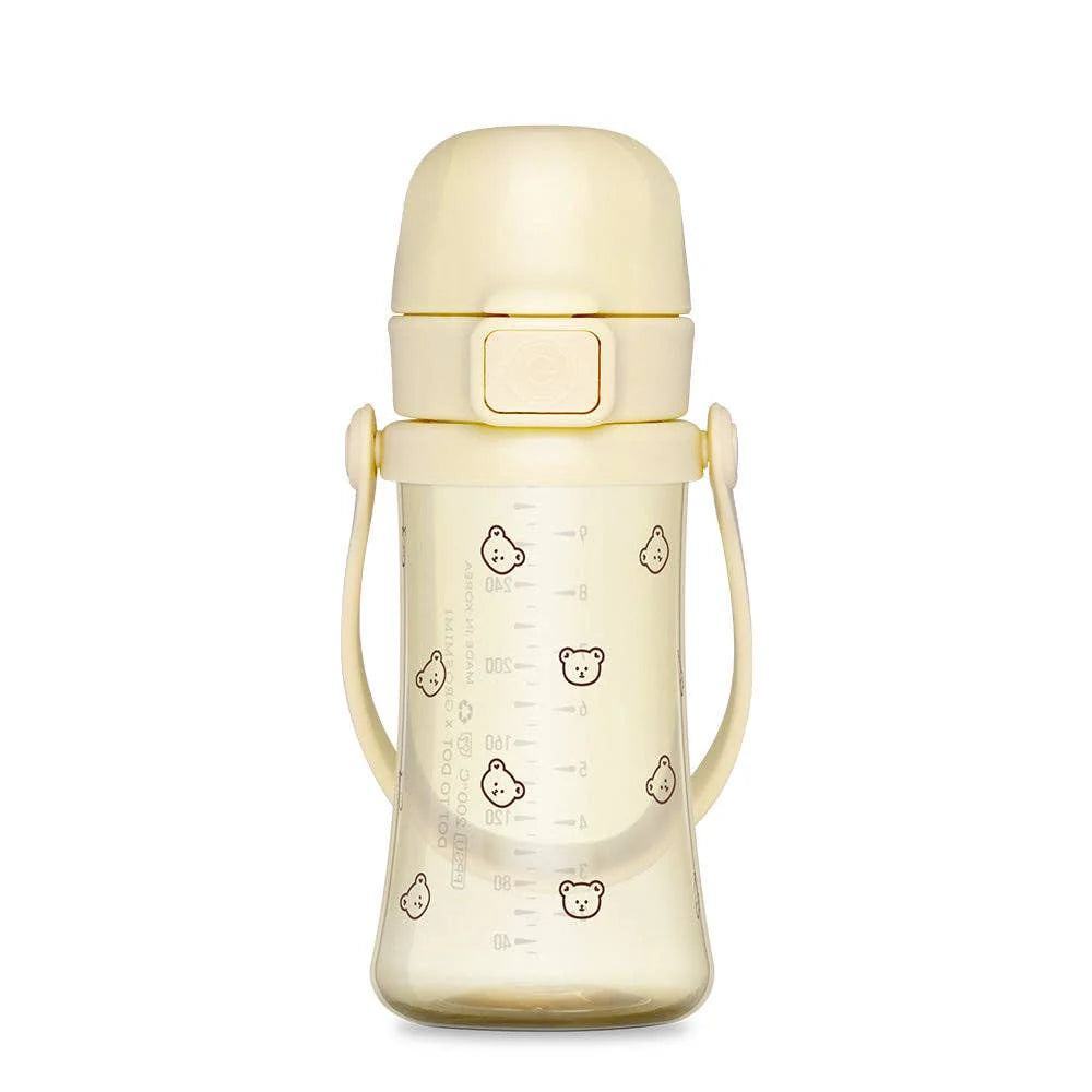 Grosmimi PPSU Tumbler 10oz 300ml in Bear Butter – detail view