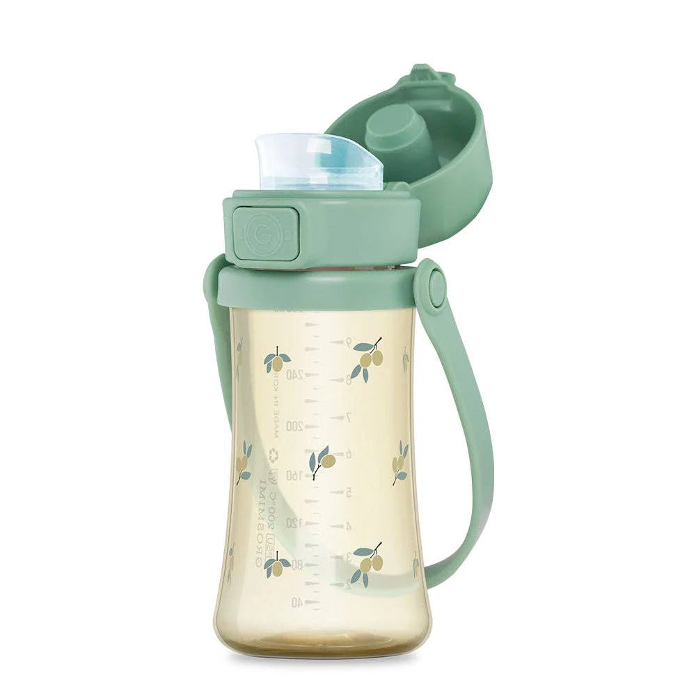 Grosmimi PPSU Tumbler 10oz 300ml in Olive Pistachio