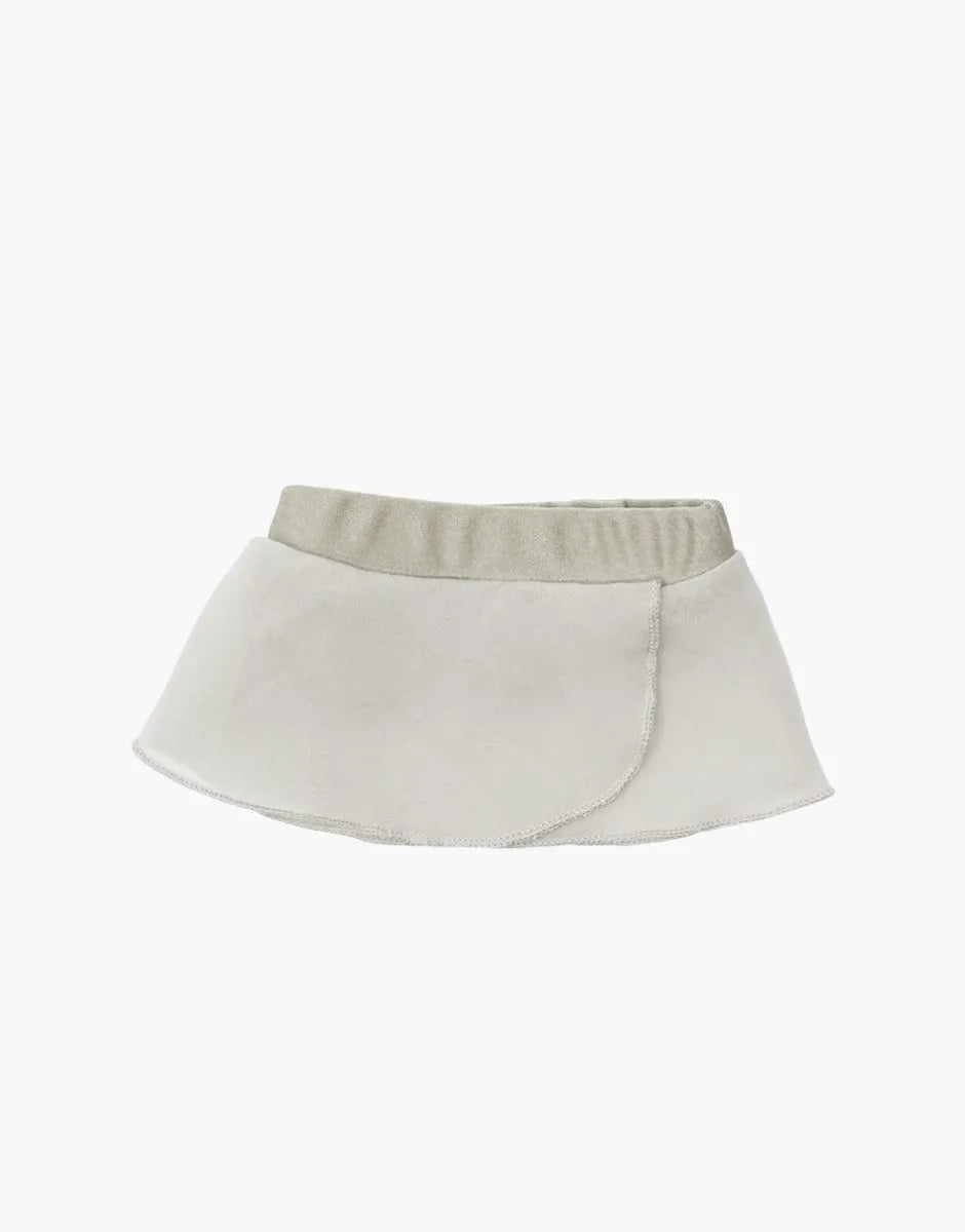 Jupe Rosaline en lycra gris perle