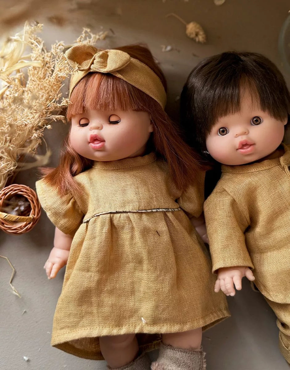 Robe Daisy et son headband à noeud rond