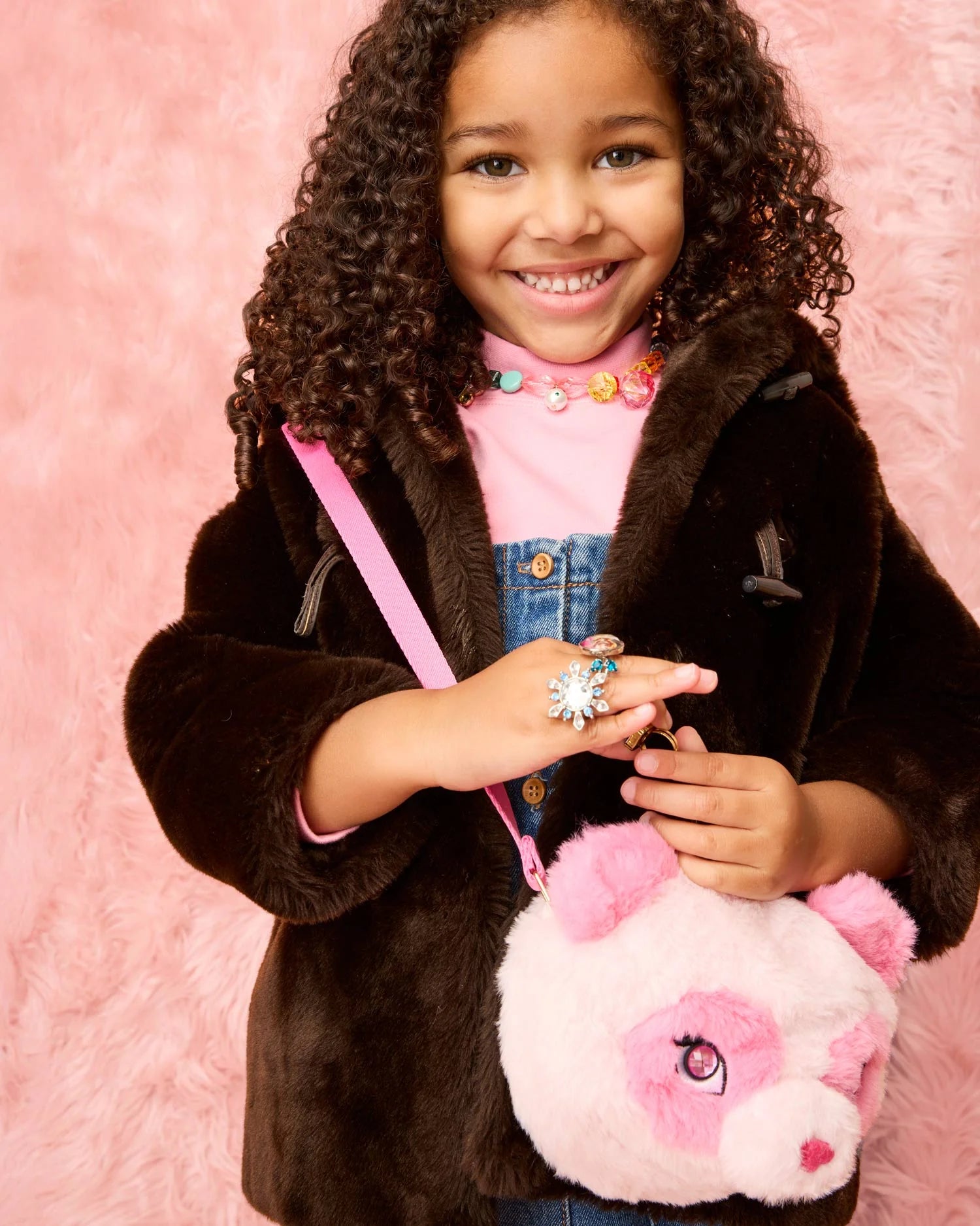 Rosie Gem Pal Plush Panda Bag