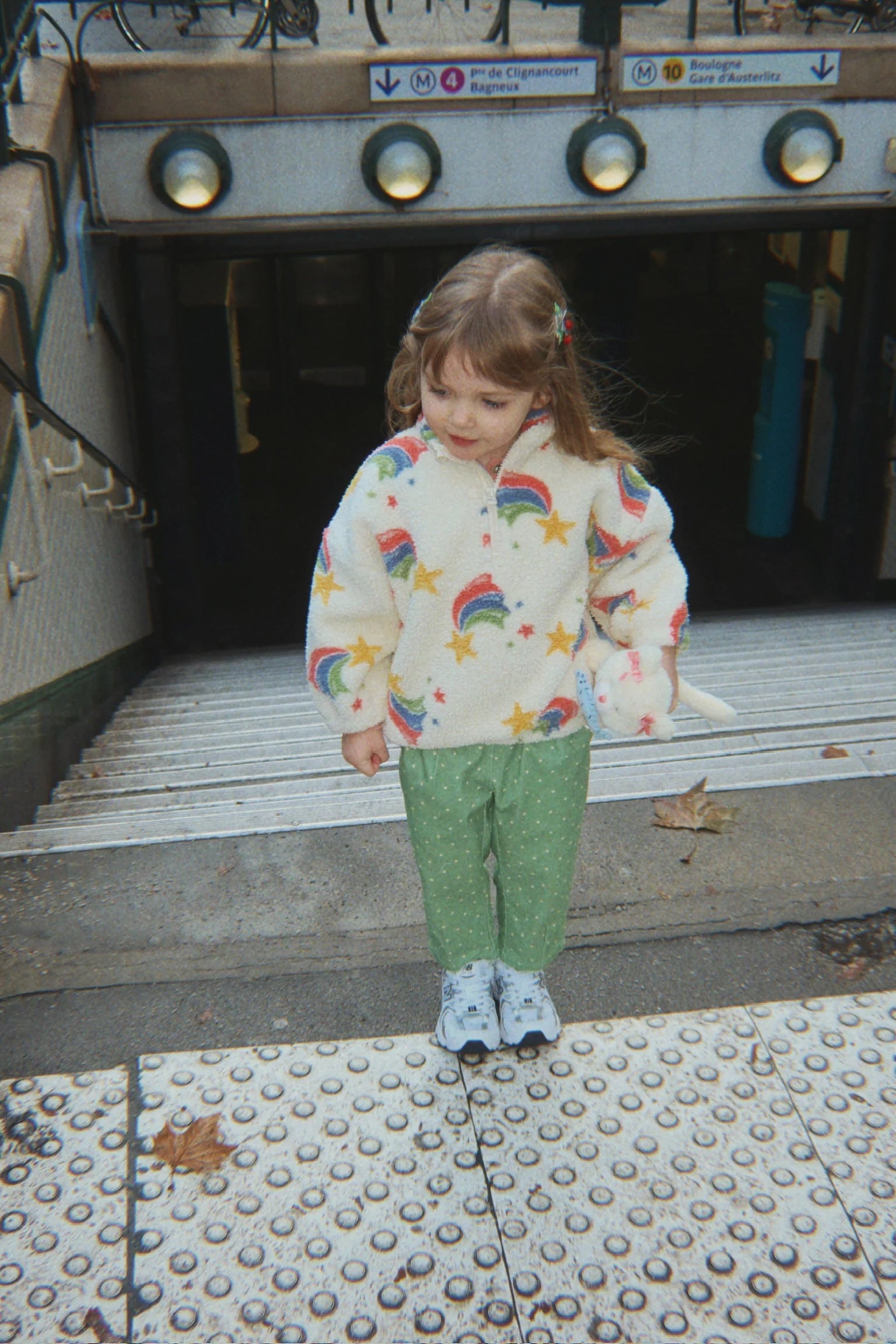 Jody Teddy Half Zip GRS – Rainbow Star – Konges Sløjd (image 2)