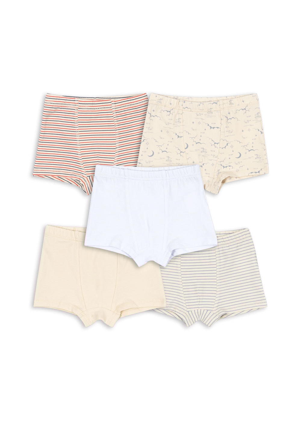 Konges Sløjd organic cotton boy boxers 5 pack
Konges Sløjd GOTS boys underwear
Konges Sløjd kids boxers set
