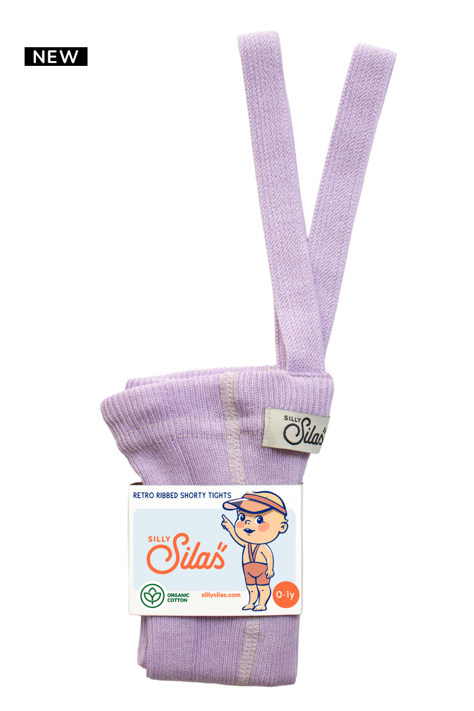 Silly Silas Shorty Lavender flat lay