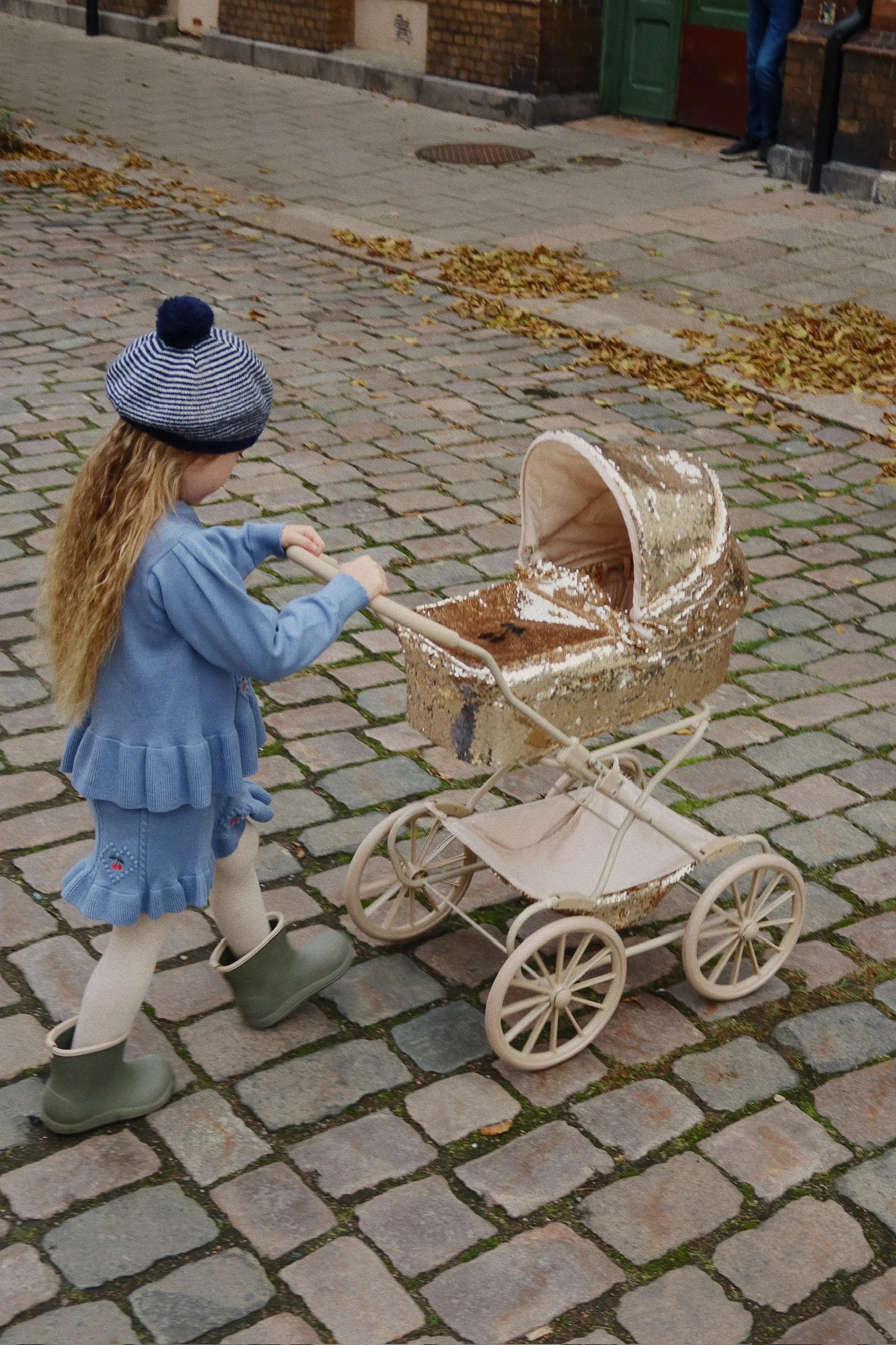 SOLEIL CARDIGAN - country blue